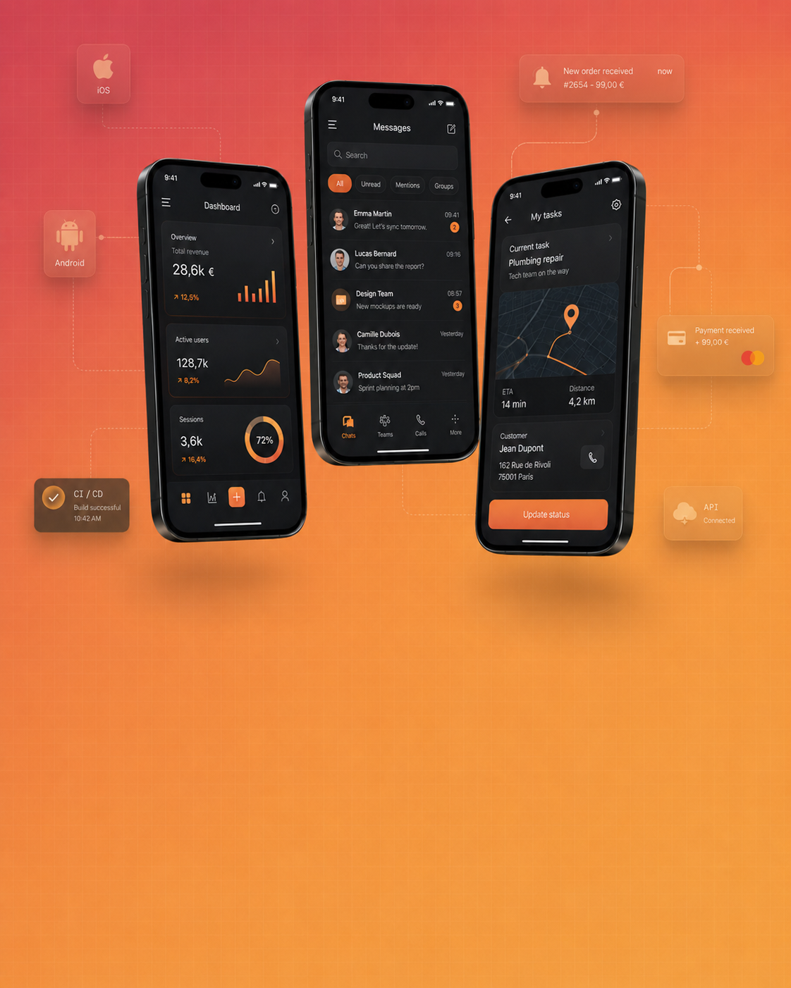 Développement d'applications mobiles